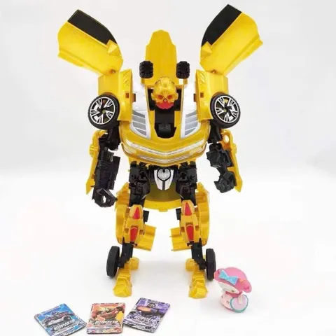 Đồ Chơi Robot Biến Hình Ô Tô Lôi Tốc Chiến Thần Cao Cấp, Mô Hình Siêu Nhân Robot Biến Hình Thành Xe Hộp Lớn Làm Quà Tặng 814291