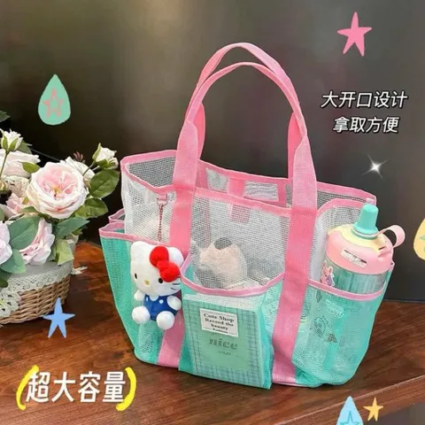 Túi Lưới Du Lịch Đa Năng 7 Ngăn – Túi Đi Biển, Đi Bơi Chống Nước, Tiện Lợi (Không kèm móc khóa) 814302