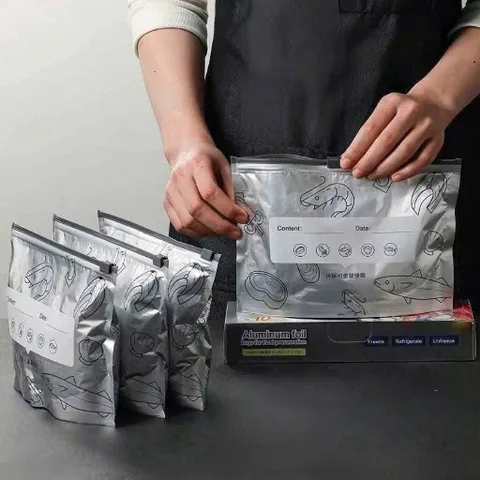 Set 30 Túi Zip Đựng Thực Phẩm Tự Hủy Sinh Học - Túi Zip Khóa Kéo Cao Cấp Trữ Đông Thịt Cá, Rau Củ (3 Kích Thước) 814311