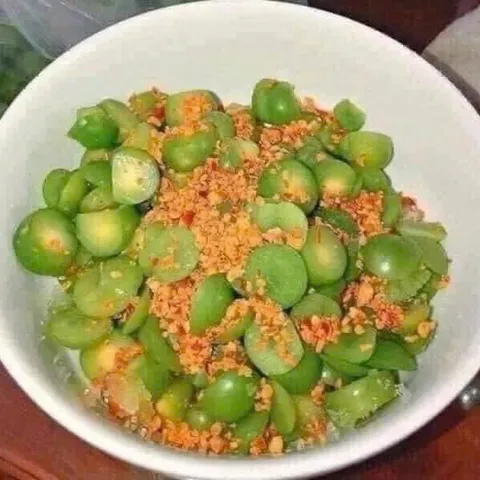 Muối Tây Ninh Loại 1 (Hũ 500g) - Muối Ớt Tôm Cay Giòn, Chấm Hoa Quả, Bánh Tráng Siêu Ng 814316