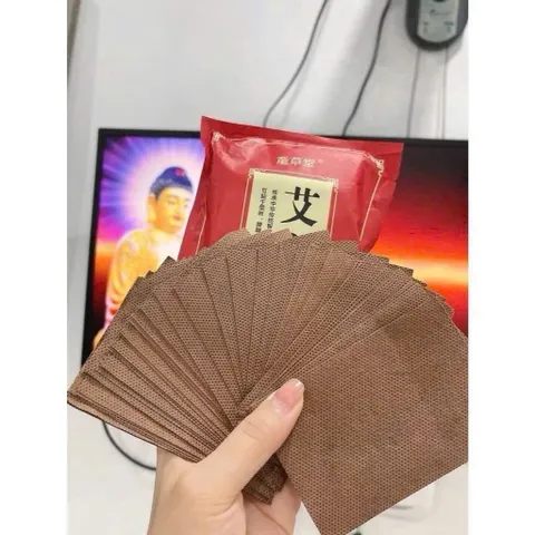 Combo 100 Miếng Cao Dán Ngải Cứu Thảo Dược Giảm Đau Xương Khớp, Đau Mỏi Vai Gáy, Lưng, Gối Nội Địa Trung Chính Hãng 814323