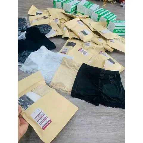 Set 3 Quần Mặc Trong Váy Phối Ren Cao Cấp - Quần Đùi Váy Nữ Thun Lạnh Co Giãn 4 Chiều Kháng Khuẩn Siêu Mềm Mịn 814327