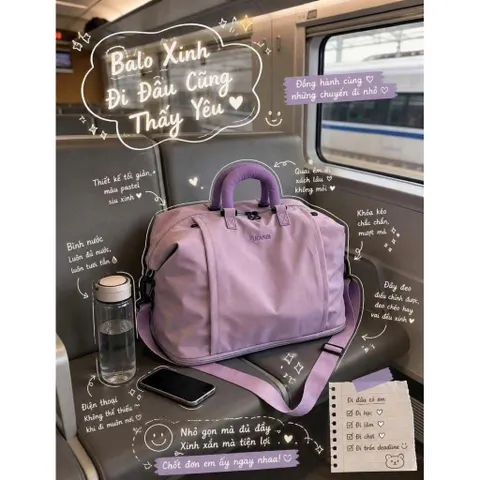 Túi Du Lịch Đa Năng Cỡ Lớn FUYANDI/DIBAIYI Phong Cách Hàn Quốc - Túi Xách Du Lịch Có Ngăn Để Giày, Chống Thấm Nước 814357