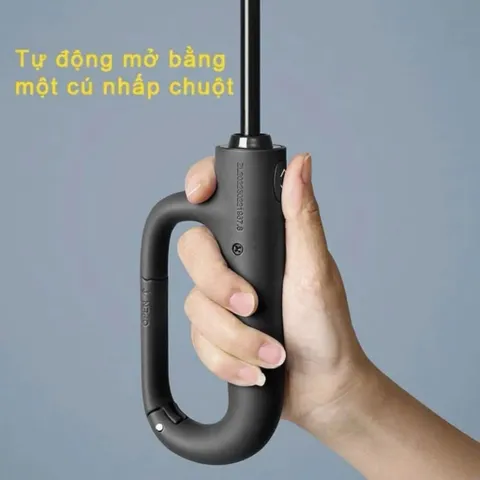 Ô Dù Gấp Gọn Tự Động Cán Chữ U Cao Cấp - Ô Chống Tia UV, Chống Nắng Che Mưa Thiết Kế Móc Treo Tiện L 814360