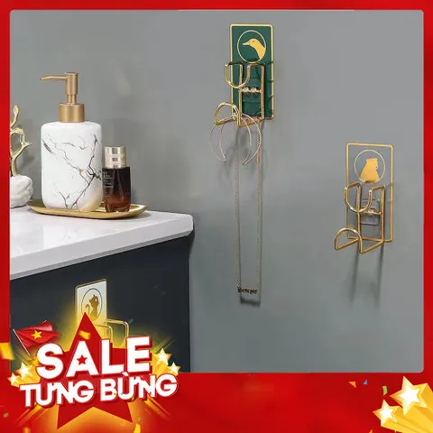 Móc Dán Tường Treo Chậu Thau Thớt Đồ Dùng Phòng Tắm Nhà Bếp - Inox Thép Không Gỉ Keo Dính Siêu Chắc 814362