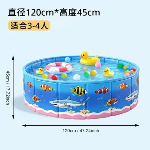 Bể Bơi Gấp Gọn Cho Bé Không Cần Bơm Hơi Cao Cấp - Hồ Bơi Phao Trẻ Em Tự Đứng Gấp Khúc Tiện Lợi Thành Cao Chống Lật 814428
