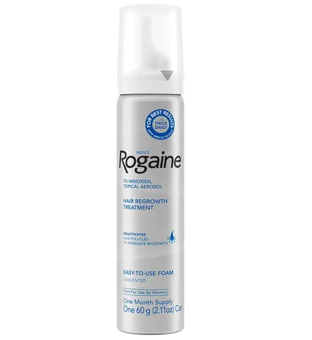 Rogaine Men's 5% Minoxidil Unscented Foam 