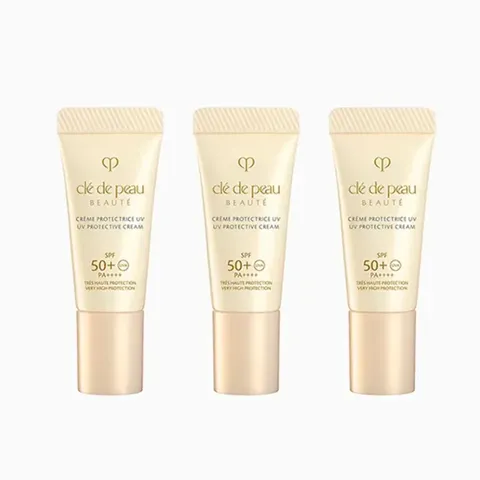 (NK chính hãng) (Auth Nhập Khẩu) Combo 3 Tuýp Kem Chống Nắng Clé De Peau Beauté UV - Cung Cấp Độ Ẩm, Giup Da Mềm Mại