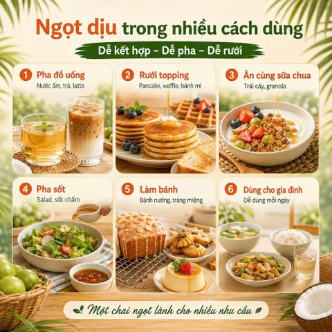 Mật Hoa Dừa Cô Đặc SOKFARM Organic Nguyên Chất 250g 685g 1.4kg Tạo Vị Ngọt