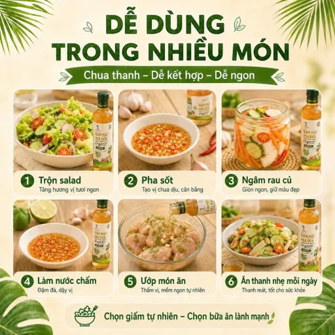 Giấm Mật Hoa Dừa SOKFARM Organic Có Giấm Cái 265ml 500ml 1L Lên Men Tự Nhiên