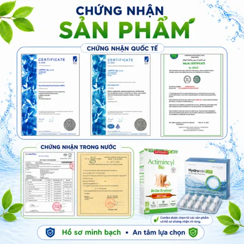 Combo Drainaflore Bio + Hydromin OFF | Hỗ Trợ Thanh Lọc Cơ Thể, Cân Bằng Nước, Hỗ Trợ Giảm Tích Nước