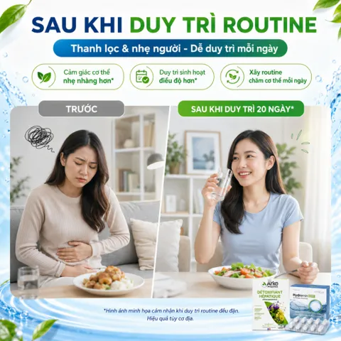 Combo Arko Detoxifiant Hépatique + Hydromin OFF | Hỗ Trợ Thanh Lọc, Cân Bằng Nước