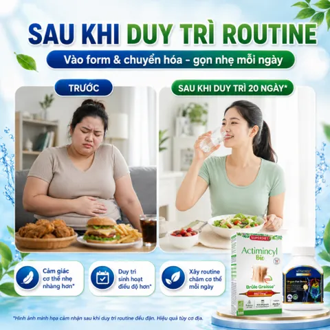 Combo Actimincyl Bio + Vitatree Organ Fat Detox | Hỗ Trợ Chuyển Hóa, Kiểm Soát Cân Nặng