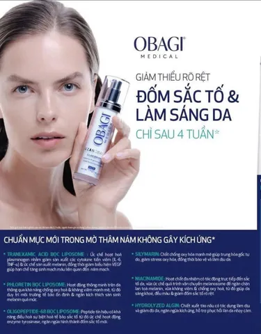 Obagi Lotion dưỡng sáng và mờ thâm nám SUZANOBAGIMD® Claribright-Chính hãng nhập khẩu Thương Hiệu Mỹ