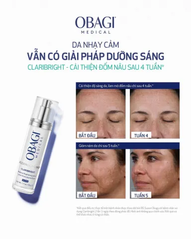 Obagi Lotion dưỡng sáng và mờ thâm nám SUZANOBAGIMD® Claribright-Chính hãng nhập khẩu Thương Hiệu Mỹ