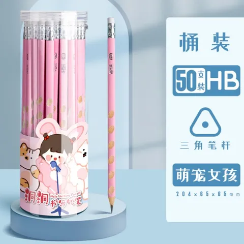 5 cây Bút chì HB màu xanh