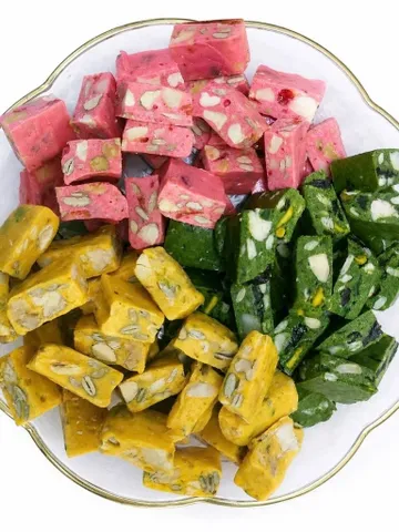 Kẹo nougat mix vị ít ngọt