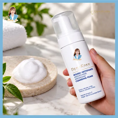 Sữa rửa mặt chống oxy hóa dạng bọt DermEden Antioxydante Cleansing Foam 150ml 739605