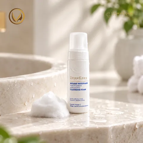 Sữa rửa mặt chống oxy hóa dạng bọt DermEden Antioxydante Cleansing Foam 150ml