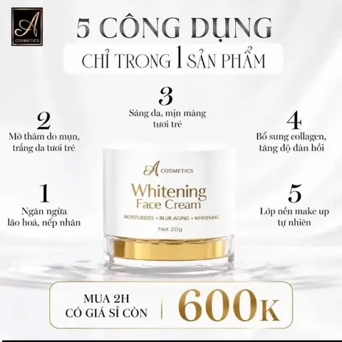 Kem Face Pháp A Cosmetics PHƯƠNG ANH 20gr mẫu mới