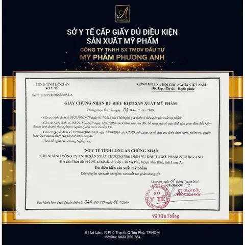 Kem Face Pháp A Cosmetics PHƯƠNG ANH 20gr mẫu mới