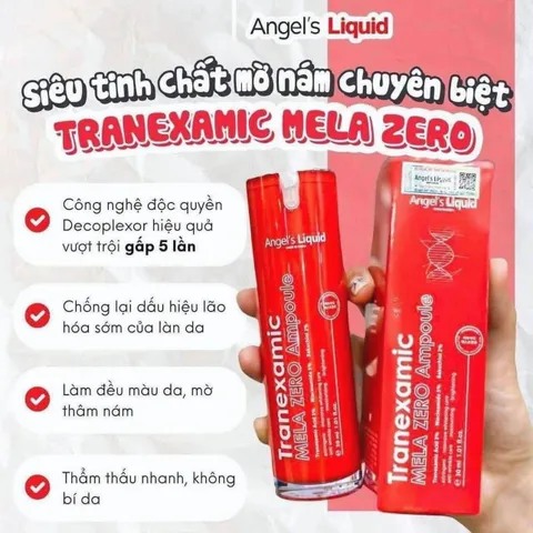✨ Serum Angel Tranexamic Mela Đỏ mờ nám trắng da chuyên sâu chính hãng 30ml