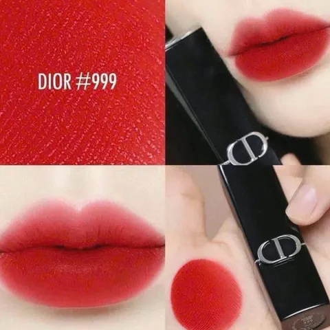 Son Dior 999 Rouge Satin mini 1.5g đỏ kinh điển dưỡng môi mềm mượt - Giá rẻ chốt ngay 💸