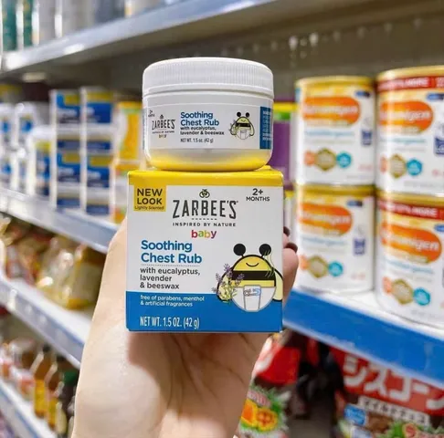 Dầu bôi ấm ngực Zarbee cho trẻ 42g