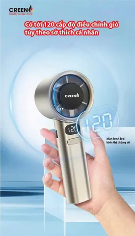 Quạt tích điện cầm tay Tubor CREEN CR-M11