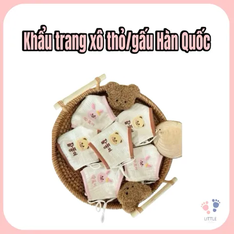 Khẩu trang xô Hàn Quốc cho bé