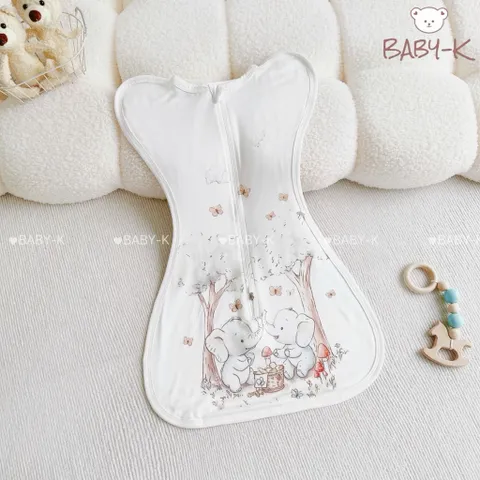 Nhộng chũn thông hơi xuất Hàn giúp bé ngủ ngon , mềm mịn ,có khoả thoải mái và tiện dụng