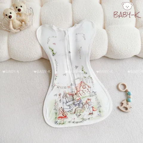 Nhộng chũn thông hơi xuất Hàn giúp bé ngủ ngon , mềm mịn ,có khoả thoải mái và tiện dụng