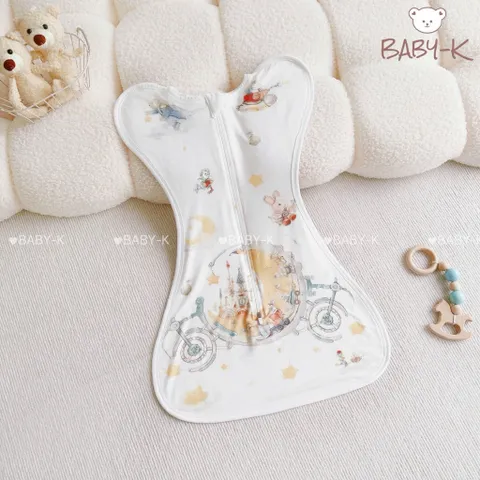 Nhộng chũn thông hơi xuất Hàn giúp bé ngủ ngon , mềm mịn ,có khoả thoải mái và tiện dụng