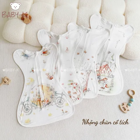Nhộng chũn thông hơi xuất Hàn giúp bé ngủ ngon , mềm mịn ,có khoả thoải mái và tiện dụng