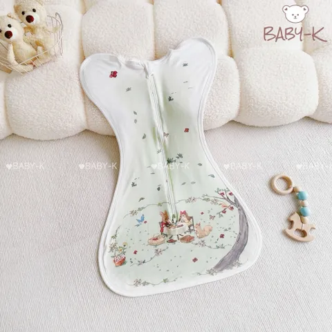 Nhộng chũn thông hơi xuất Hàn giúp bé ngủ ngon , mềm mịn ,có khoả thoải mái và tiện dụng