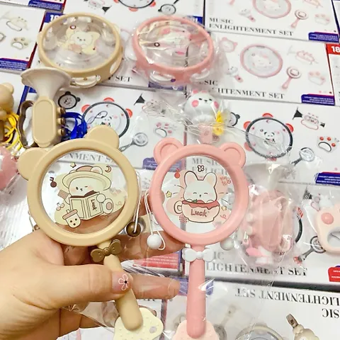 Bộ đồ chơi lục lạc 6 món cho bé siêu dễ thương, kích thích thính giác trẻ sơ sinh