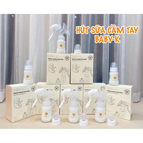 Máy hút sữa cầm tay BABY-K | Nhẹ nhàng, êm ái, dễ vệ sinh cho mẹ sau khi sử dụng