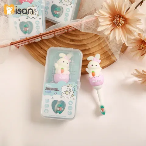BÀN CHẢI ĐÁNH RĂNG LÔNG MỀM MISAN CÓ HỘP ĐỰNG CHO BÉ TỪ 1 TUỔI TRỞ LÊN
