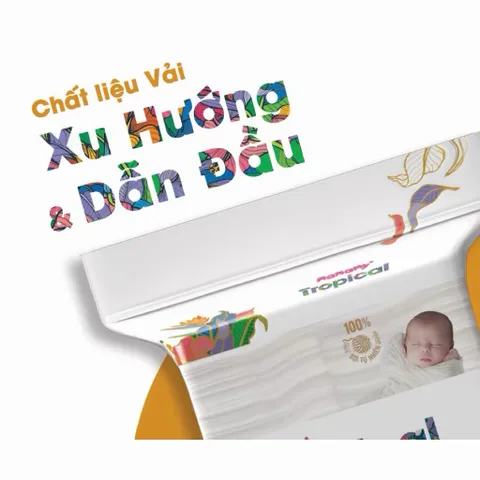 Khăn Vải Khô Mamamy Tropical 160 Tờ – Khăn Khô Đa Năng Cho Bé Sơ Sinh