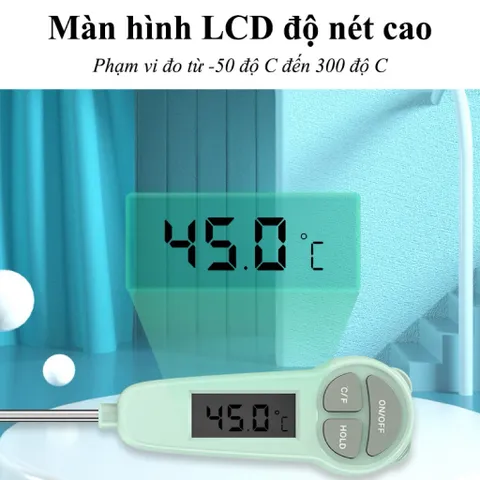 Que đo nhiệt độ nước, sữa Misuta
