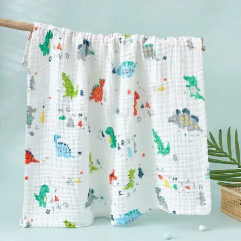 Chăn không viền xô 6 lớp xuất Nhật cực đẹp cho bé
