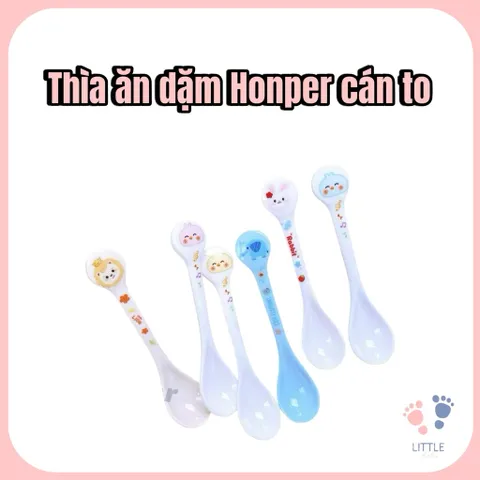 Thìa ăn dặm cho bé Honper cán to HP2407