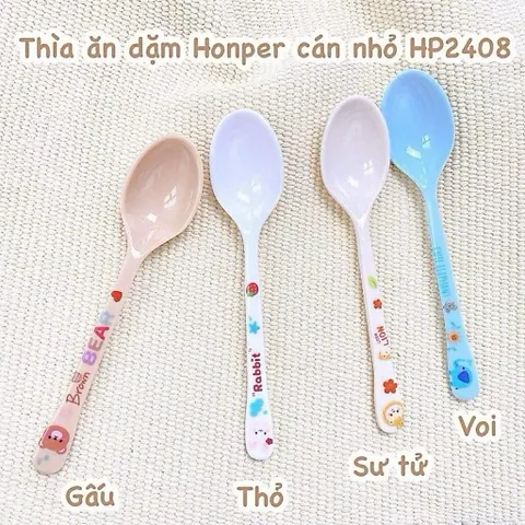 Thìa ăn dặm cho bé Honper cán nhỏ HP2408