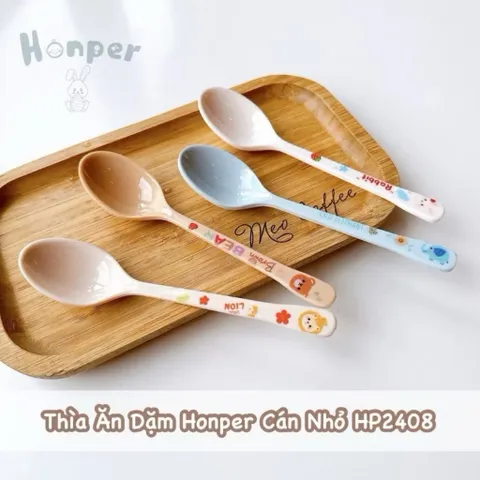 Thìa ăn dặm cho bé Honper cán nhỏ HP2408