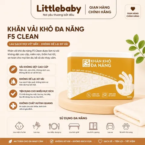 Khăn Vải Khô Mamamy F5 Clean 500g – Khăn Khô Đa Năng Cho Bé
