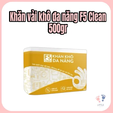 Khăn Vải Khô Mamamy F5 Clean 500g – Khăn Khô Đa Năng Cho Bé