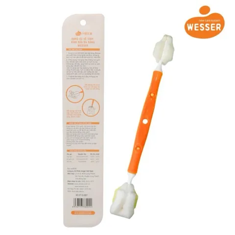 Cọ Rửa Bình Sữa Wesser – Cọ Vệ Sinh Bình Sữa Trẻ Em Cao Cấp Được Nhập Khẩu Từ Hàn Quốc