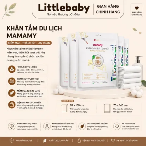 Khăn Tắm Mamamy Hàn Quốc – Khăn Tắm Du Lịch Tiện Lợi
