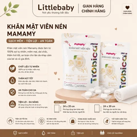 Khăn Rửa Mặt Viên Nén Mamamy Hàn Quốc – Khăn Nén Du Lịch Tiện Lợi