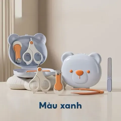Bộ dụng cụ cắt móng tay hình gấu đáng yêu